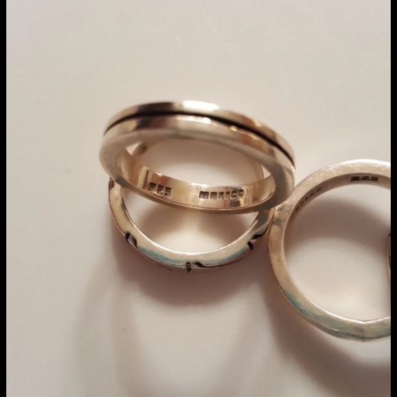 Sterling Silver Stackable Rings - Picture 2 of 3